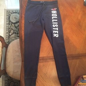 Blue Hollister sweatpants